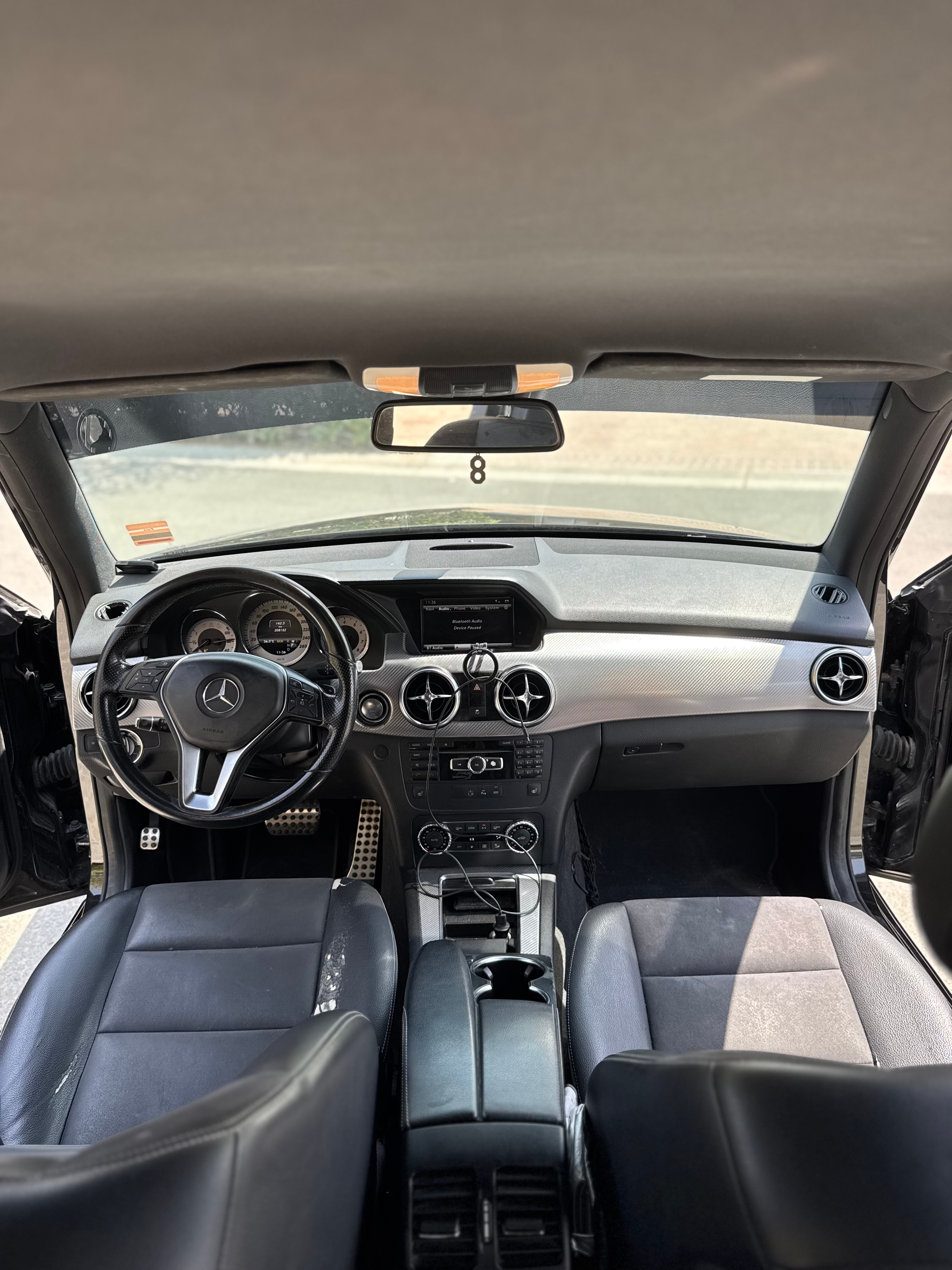 zwart Mercedes Benz GLK 350 4matic 2014